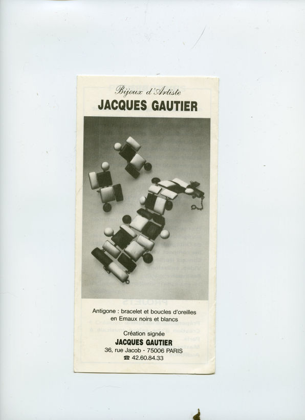 Jacques Gautier - Création et bijoux