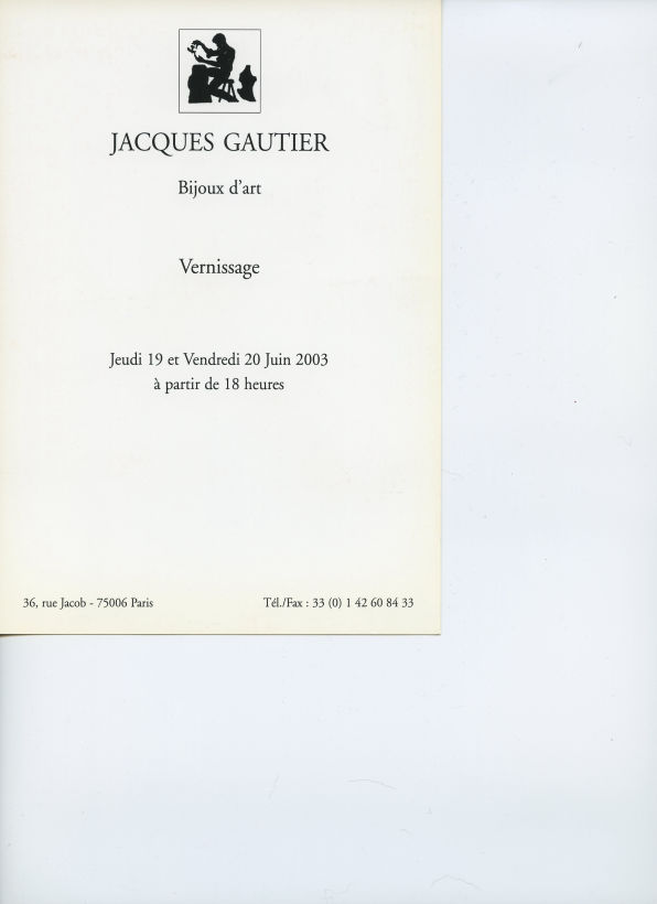 Jacques Gautier - Création et bijoux